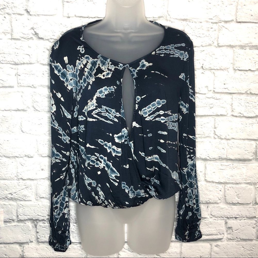 Young Fabulous & Broke Blue Long Sleeve Top